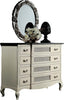 MOBILI-2G---Cassettiera-4-cassetti-Legno-Shabby-Bianco-bicolore-124x55x105