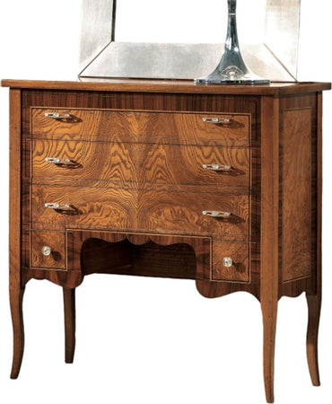 MOBILI-2G---Cassettiera-5-cassetti-Classica-Legno-radica-di-frassino-81x36x81