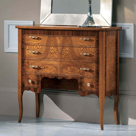 MOBILI-2G---Cassettiera-5-cassetti-Classica-Legno-radica-di-frassino-81x36x81