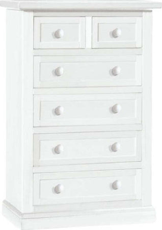 MOBILI-2G---Cassettiera-6-cassetti-in-legno-shabby-bianco-62x37X93