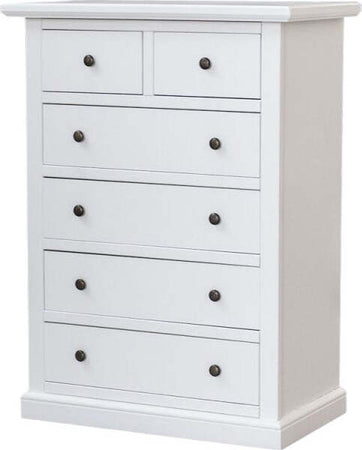 MOBILI-2G---Cassettiera-6-cassetti-in-legno-shabby-bianco-62x37X93