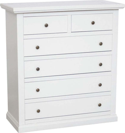 MOBILI-2G---Cassettiera-6-cassetti-in-legno-shabby-bianco-86x40X96