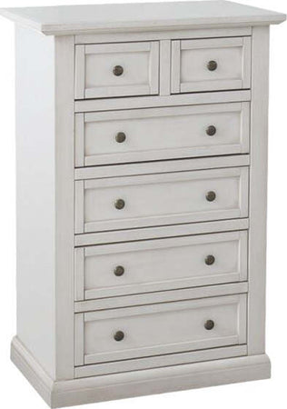 MOBILI-2G---Cassettiera-6-cassetti-in-legno-shabby-bianco-anticato-62x37X93