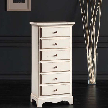 MOBILI-2G---Cassettiera-6-cassetti-in-legno-shabby-chic-bianco-50x35X105