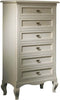 MOBILI-2G---Cassettiera-6-cassetti-paglia-di-vienna-Legno-Shabby-Bianco-invecchiato-69x43x131