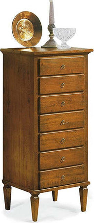 MOBILI-2G---Cassettiera-7-cassetti-in-legno-arte-povera-tinta-noce-L.49-x-P.37-H.106