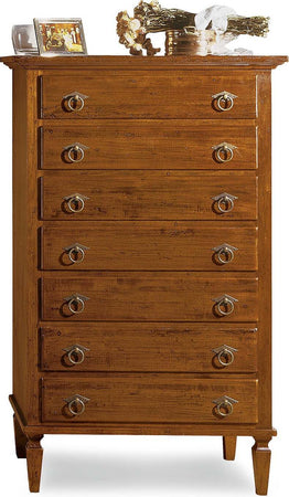 MOBILI-2G---Cassettiera-7-cassetti-in-legno-arte-povera-tinta-noce-L.85-x-P.47-H.138