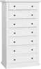 MOBILI-2G---Cassettiera-7-cassetti-in-legno-shabby-bianco-68x40X125