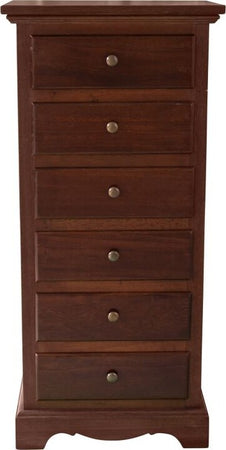 MOBILI-2G---Cassettiera-arte-povera-6-cassetti-in-legno-tinta-noce-50x35X105