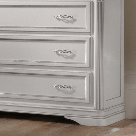 MOBILI-2G---CASSETTIERA-CLASSICA-4-CASSETTI-IN-LEGNO-MASSELLO-AVORIO-L.130-P.51-H.105