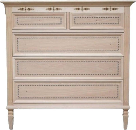 MOBILI-2G---CASSETTIERA-CLASSICA-5-CASSETTI-LEGNO-GREZZO-L.100-P.41-H.100