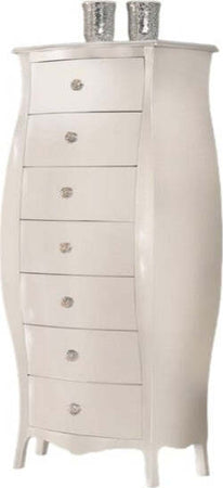 MOBILI-2G---CASSETTIERA-CLASSICA-BOMBATA-LEGNO-BIANCO-74x37x142