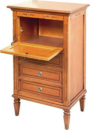 MOBILI-2G---CASSETTIERA-CLASSICA-IN-LEGNO-3-CASSETTI-E-RIBALTA-FINITURA-BASSANO-L.60-P.41-H.100