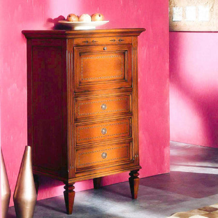 MOBILI-2G---CASSETTIERA-CLASSICA-IN-LEGNO-3-CASSETTI-E-RIBALTA-FINITURA-BASSANO-L.60-P.41-H.100