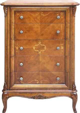 MOBILI-2G---CASSETTIERA-CLASSICA-IN-LEGNO-5-CASSETTI-FINITURA-BASSANO-L.76-P.44-H.110