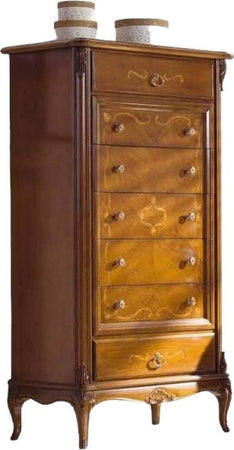 MOBILI-2G---CASSETTIERA-CLASSICA-IN-LEGNO-7-CASSETTI-FINITURA-BASSANO-L.76-P.44-H.140
