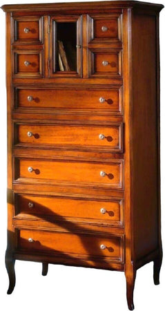 MOBILI-2G---CASSETTIERA-CLASSICA-IN-LEGNO-9-CASSETTI-FINITURA-BASSANO-L.70-P.43-H.140