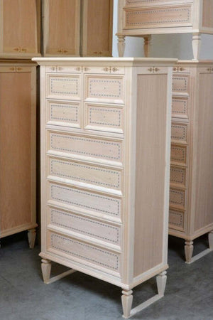 MOBILI-2G---CASSETTIERA-CLASSICA-IN-LEGNO-9-CASSETTI-FINITURA-BASSANO-L.75-P.41-H.140