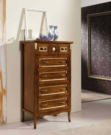 MOBILI-2G---CASSETTIERA-CLASSICA-IN-LEGNO-BASSANO-E-PROFILI-ORO-79X50X144