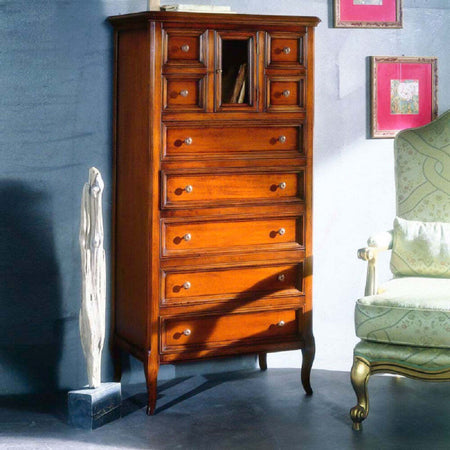 MOBILI-2G---CASSETTIERA-CLASSICA-IN-LEGNO-GREZZO-9-CASSETTI-70X43X140