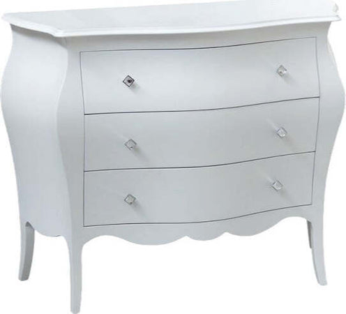 MOBILI-2G---Cassettiera-sagomata-3-cassetti-legno-bianco-swarovski-99x41X85