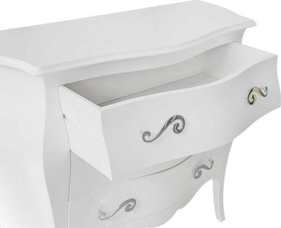 MOBILI-2G---Cassettiera-sagomata-3-cassetti-legno-shabby-bianco-99x41X85