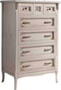 MOBILI-2G---CASSETTIERA-SHABBY-IN-LEGNO-BIANCO-INVECCHIATO-E-PROFILI-ARGENTO-79X50X144