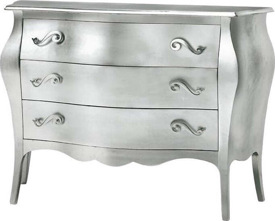 MOBILI-2G---Comò-3-cassetti-bombato-120*45*85-ARGENTO