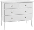 MOBILI-2G---COMÒ-4-CASSETTI-CLASSICO-BIANCO-OPACO-112x52x91