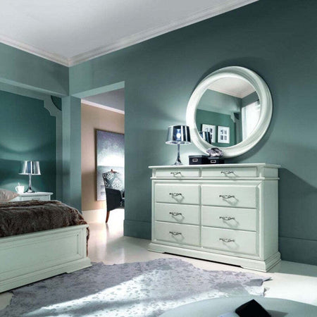 MOBILI-2G---COMÒ-8-CASSETTI-IN-LEGNO-LACCATO-BIANCO-L.150-P.53-H.102