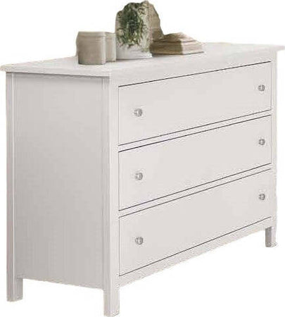 MOBILI-2G---COMO'-IN-LEGNO-3-CASSETTI-LACCATO-BIANCO-114-X-51-X-95-H