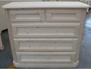 MOBILI-2G---COMO'-LEGNO-DI-ABETE-5-CASSETTI-GREZZO-L.116-P.51-H.101
