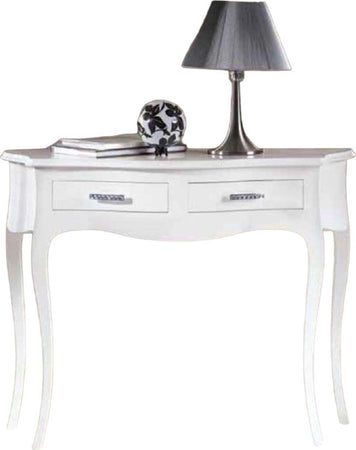 MOBILI-2G---CONSOLLE-LACCATA-BIANCA-INGRESSO-IN-LEGNO-L-.100-H-78-P.-38