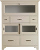 MOBILI-2G---DISPENSA-SHABBY-IN-LEGNO-MASSELLO-3-RIBALTE-5-CASSETTI-AVORIO-OPACO-L.110-P.45-H.140