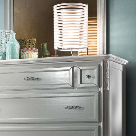 MOBILI-2G---GRUPPO-1-CASSETTIERA-RIBALTA-2-COMODINI-INTARSIATI-IN-LEGNO-MASSELLO-BIANCO