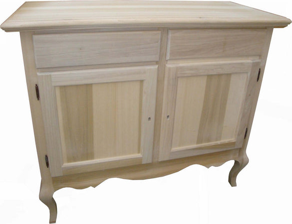 MOBILI-2G---MADIA-CREDENZA-IN-LEGNO-2-PORTE-GREZZA-L.114-P.49-H.97