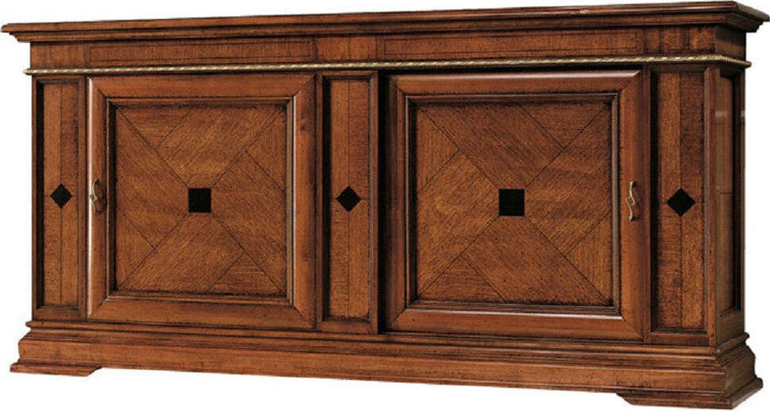 MOBILI-2G---MADIA-CREDENZA-IN-LEGNO-2-PORTE-SCORREVOLI-2-CASSETTI-PUSH-PULL-L.234-P.59-H.114