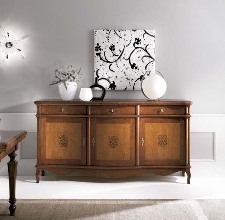 MOBILI-2G---MADIA-CREDENZA-IN-LEGNO-MASSELLO-3-PORTE-PANTOGRAFATE-L.198-P.56-H.102