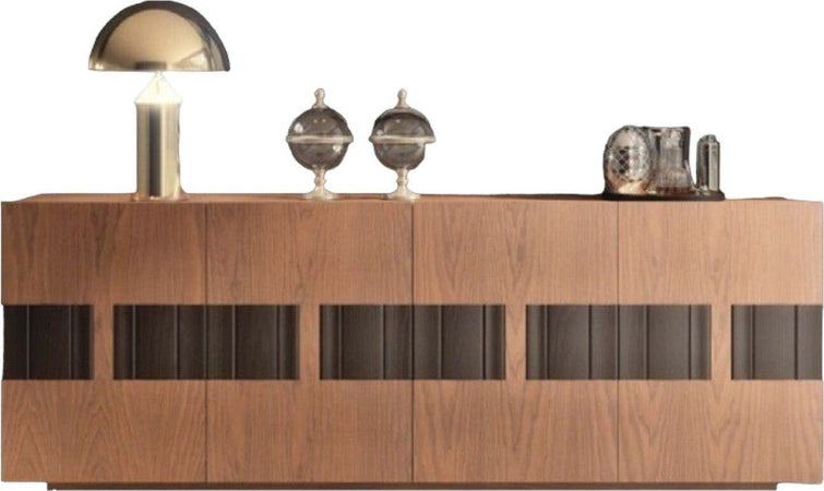 MOBILI-2G---MADIA-CREDENZA-IN-LEGNO-MASSELLO-4-ANTE-BICOLORE-180X48X88