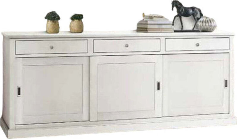 MOBILI-2G---MADIA-CREDENZA-LEGNO-3-ANTE-SCORREVOLI-BIANCO-200x50-x90