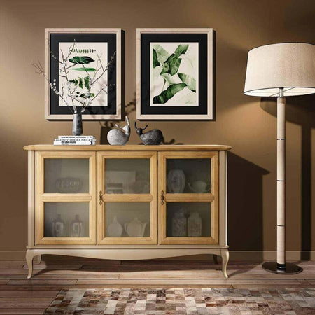 MOBILI-2G---MADIA-CREDENZA-PROVENZALE-IN-LEGNO-3-PORTE-L.141-P.47-H.90