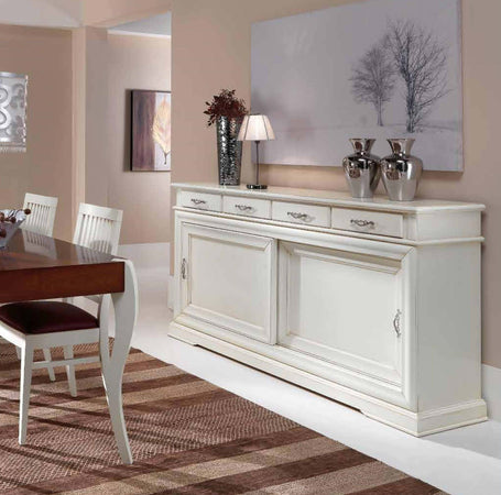 MOBILI-2G---MADIA-CREDENZA-SHABBY-IN-LEGNO-2-PORTE-SCORREVOLI(SMONTABILE)-L.180-P.48-H.100