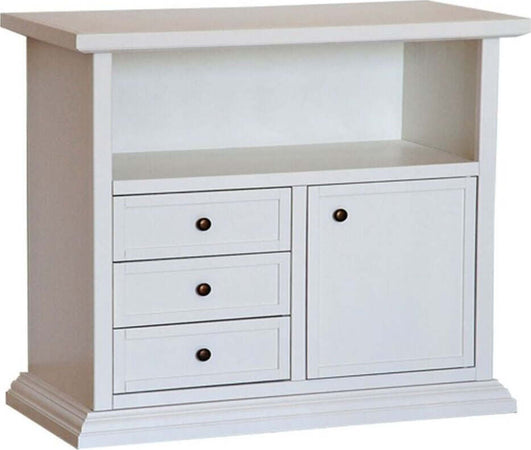 MOBILI-2G---PORTA-TV-IN-LEGNO-SHABBY-CHIC-BIANCO-84x40x80