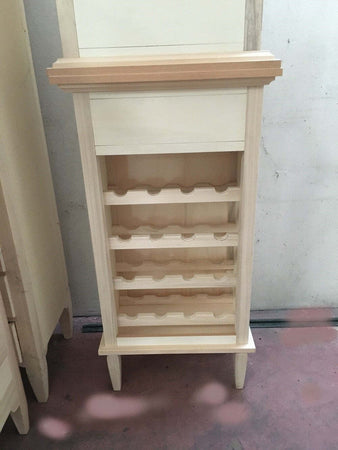 MOBILI-2G---PORTABOTTIGLIE-CON-VASSOIO-IN-LEGNO-CLASSICO-GREZZO-L.57-P.37-H.105