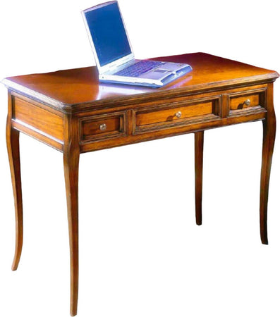 MOBILI-2G---SCRIVANIA-CLASSICA-3-CASSETTI-IN-LEGNO-BASSANO-100X55X80