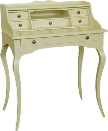 MOBILI-2G---Scrivania-classica-6-cassetti-piano-estraibile-legno-avorio-78x50x95