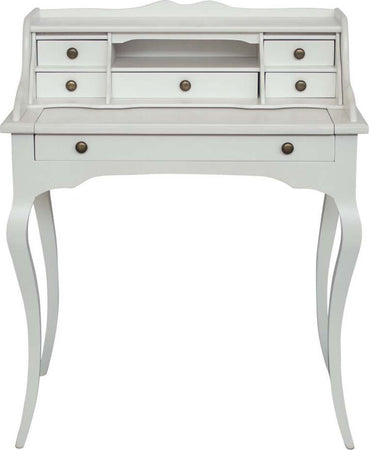 MOBILI-2G---Scrivania-classica-6-cassetti-piano-estraibile-legno-bianco-78x50x95