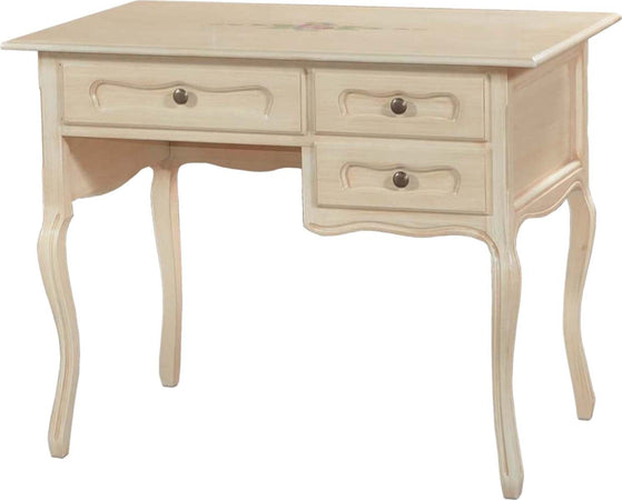 MOBILI-2G---SCRIVANIA-IN-LEGNO-AVORIO-PENNELLATO-CON-DECORI-L.100-P.60-H.79