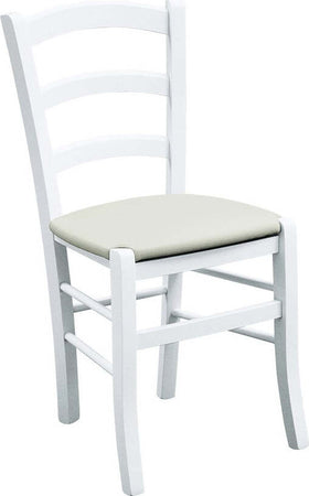 MOBILI-2G---SET-2-SEDIE-LEGNO-MASSELLO-BIANCO-SEDUTA-IMBOTTITA-CREMA