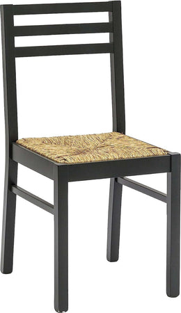 MOBILI-2G---SET-2-SEDIE-LEGNO-SHABBY-NERO-SEDUTA-LEGNO-L.43-H.87-P.48